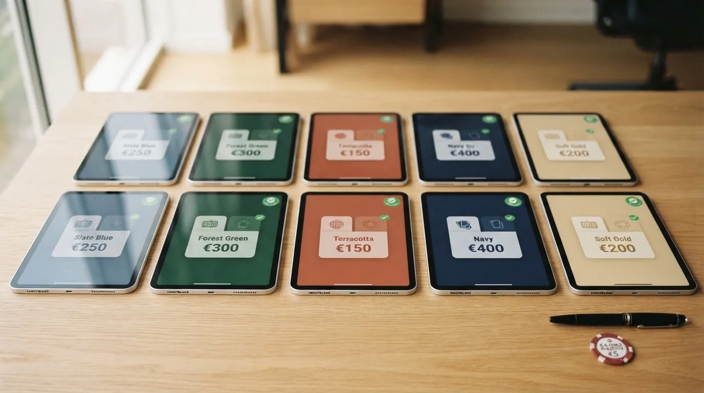 Logotipos de los casinos online con licencia DGOJ analizados en esta guía alineados en una cuadrícula