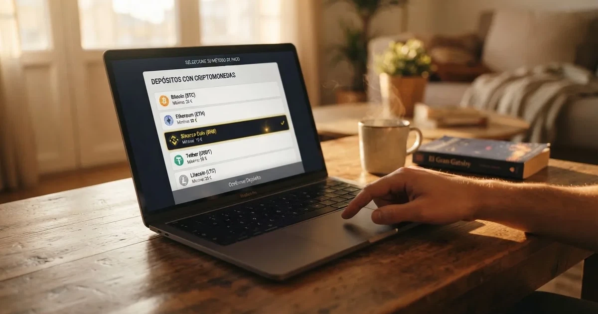 Casinos online que aceptan Binance Coin (BNB) en España en 2026