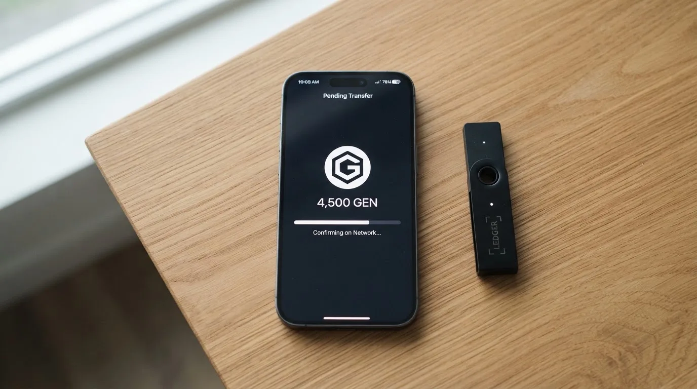 Cartera digital enviando Dogecoin a un casino online, con confirmaciones en pantalla